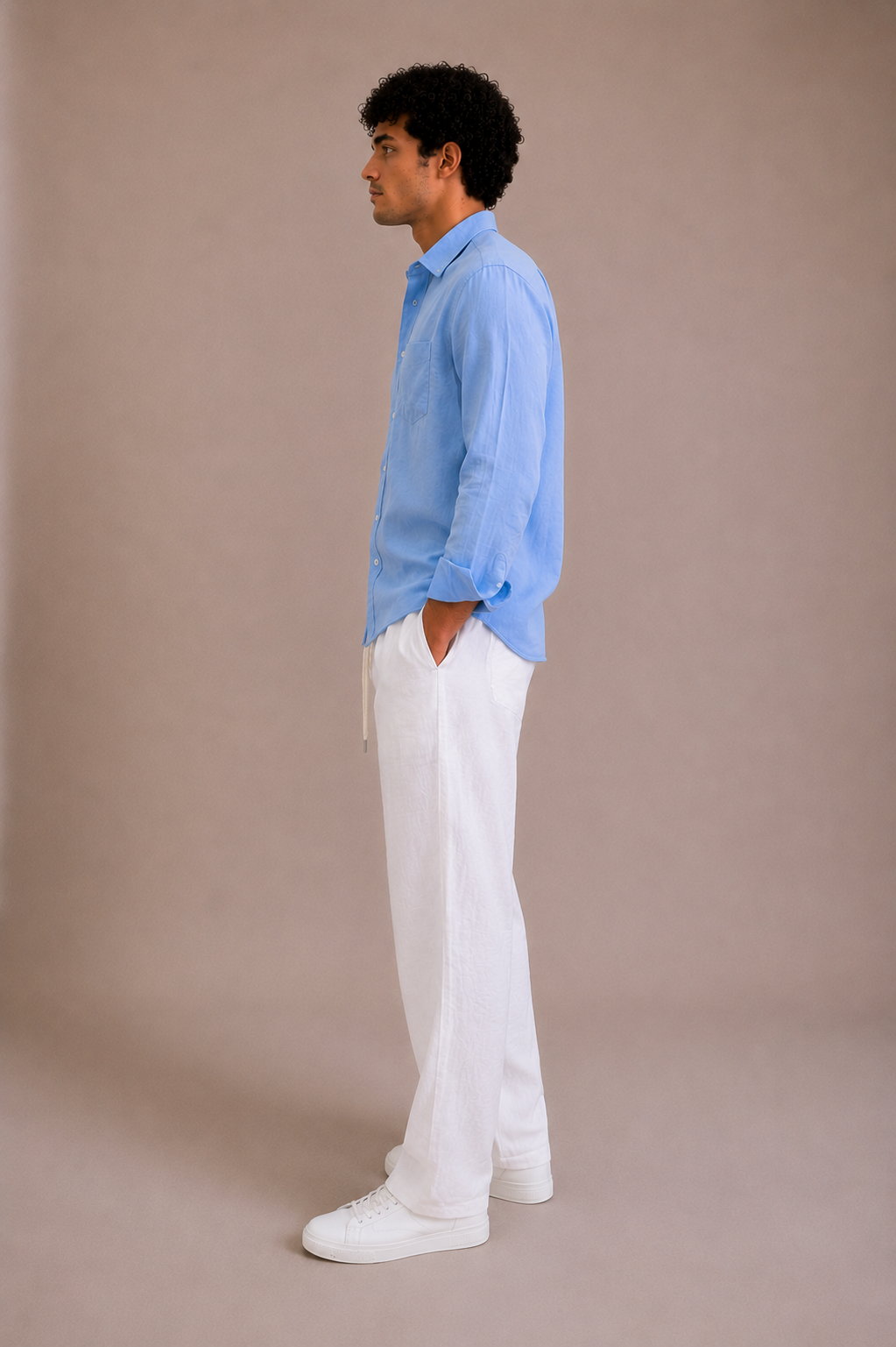 Pantalon en lin